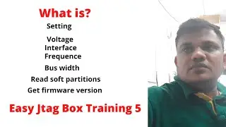 Easy Jtag Box Training 5 | Easy Jtag Plus | Setting |Voltage Frequence Interface Buswidth 9823537769