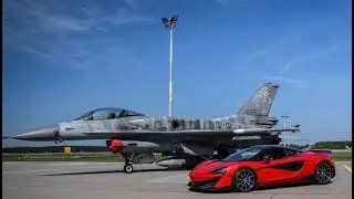 Wyścig McLaren vs  F16 na Torze Poznań