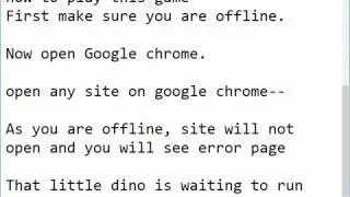 Play Google Chrome's Official Dinosaur Game