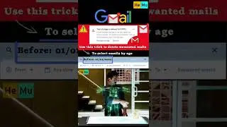 Subscribe for more⚡Delete mails by Age and Size💡