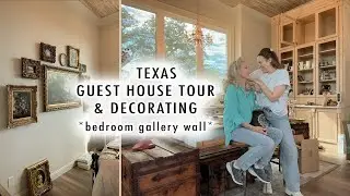 Texas Guest House TOUR & DECORATING *bedroom gallery wall*