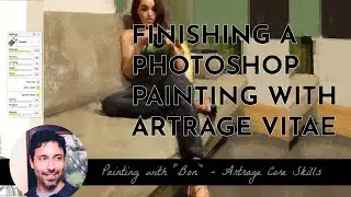 Making any digital painting look traditional with Artrage: Photoshop Meets Artrage
