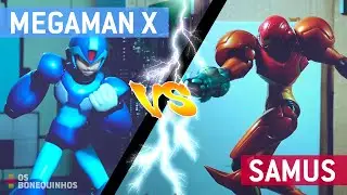 MEGAMAN X vs SAMUS - STOP MOTION