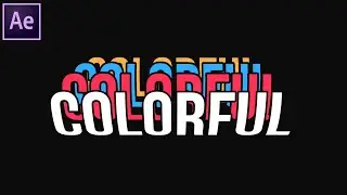 Cool Kinetic Typography in After Effects | AE Tutorials
