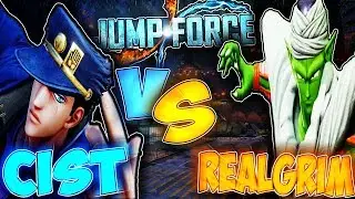 CIST VS REALGRIM ON JUMP FORCE! (ORA ORA ORA)