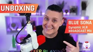Blue Sona Unboxing | Dynamic XLR Broadcast Microphone #LogitechGPartner