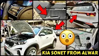 KIA SONET BASE MODEL FROM ALWAR GOT BEST MODIFICATION | SONET SEAT COVER | KIA SONET | Rahul Singh