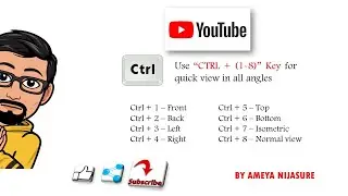 Quick Tips   Shorts   Solidworks   Use CTRL + 1 8 for view control