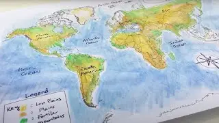 Color Your World Map!