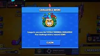 Playing the totally normal challenge in brawl stars! (Totally normal)