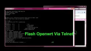 Tutorial Flash Openwrt BOLT Arion PL100 via Telnet
