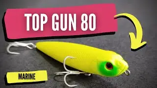 Isca TOP GUN 80 Marine Sports [ TESTE NA ÁGUA ]
