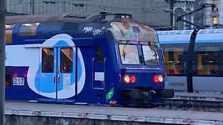 Départ d’un VB2N à Paris Saint Lazare