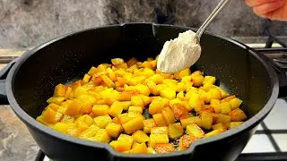 Amazing Taste With A Spoonful of Flour and Potatoes! Ready in 10 minutes. You will be dependent