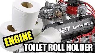 Engine Inspired Toilet Roll Holder