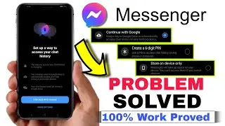 messenger set up a way to access your chat history | Problem Solved 👍