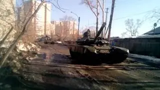 Танки в городе