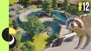 Racoon Pond Boardwalk Encounter 🦝 | Cold Climate Zoo #12 | Speedbuild | Planet Zoo