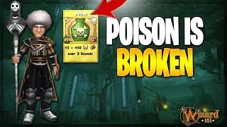 POISON IS SO BROKEN IN WIZARD101! (Death PvP)