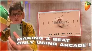 MAKING A CRAZY MELODIC BEAT ONLY USING ARCADE WITH NOAH MEJIA