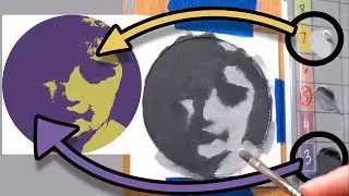 TWO GRAYS to paint a PORTRAIT? 🎨