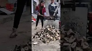 Making firewood: a simple and efficient method