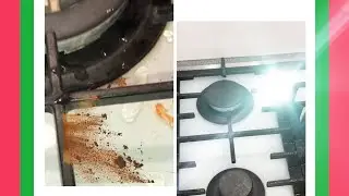 Как отмыть плиту и стенку на кухне народными средствами