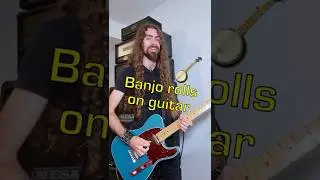 How to play banjo rolls on guitar