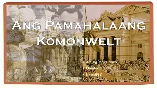 ANG PAMAHALAANG KOMONWELT