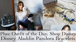 Disney Outfit of the Day Ft. My Aladdin Pandora Bracelets, Disney Alex and Ani, Dooney and Burke