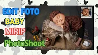 TUTORIAL EDIT FOTO BAYI ALA PHOTOSHOOT || PICSART
