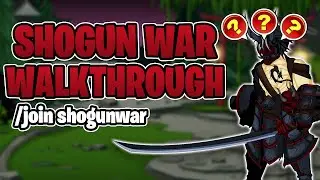 Shogun War Quest Walkthrough /join shogunwar - AQW