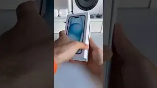 UNBOXING iPhone 15 AZUL! #iPhone15  #apple #shorts