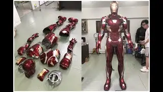 We made an iron man mk46 statue and spent 2.5 hours assembling it.