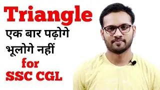 Geometry part 2! Triangle and its theorems for all competitive exams ssc cgl ! By Deepak yadav