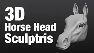 Modeling a Horse Head in Sculptris