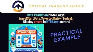 🚀 Power Apps Date Validation Made Easy! | Prevent Past Dates & Logical Errors 📅✅