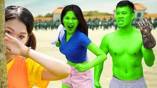 Team Hulk, Superheros But In Squid Game 2 - GreenMan TV