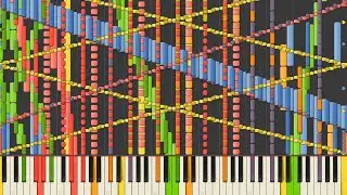 [Black MIDI] Synthesia – Wind God Girl 132,000 notes ~ MBMS