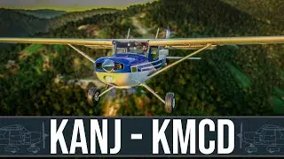 🔴 KANJ to KMCD: Northern Michigan Beauty in WBSim JPL C152 Taildragger + miniFCU Review!