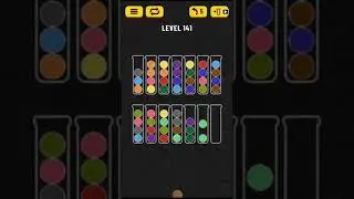 Ball sort puzzle level 141