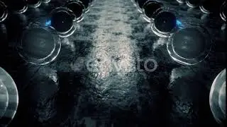 4K Rotating Sci Fi Spheres / Seamless Loop | Motion Graphics - Videohive template