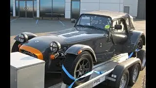 Случай на дороге - Колесо обгоняет свой автомобиль