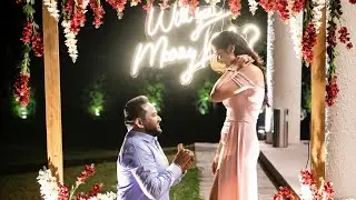 උපන් දිනේට GF ට දුන්න Surprise එක | Surprise Marriage Proposal to love of my life