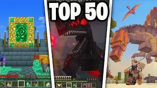 50 CRAZY Addons to Make the ULTIMATE Minecraft Bedrock World!