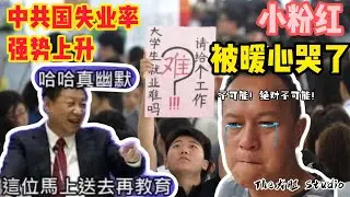 笑死！中共國經濟發展依然向好？中共國失業率爆棚 小粉紅沒飯吃依然還要洗地！