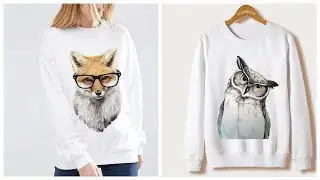 Толстовка с рисунком с AliExpress