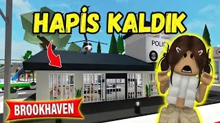 POLİS MERKEZİNDE HAPİS KALDIK😯AYŞEM ECE ARI💥ARIGİLLER🐝ROBLOX BROOKHAVEN🏡RP