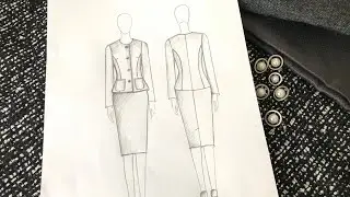 ПОШИВ ЖАКЕТА ШАНЕЛЬ| Урок 1| HOW TO MAKE CHANEL JACKET. Lesson 1