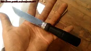 ¿Cómo hacer un cuchillo estilo escandinavo?